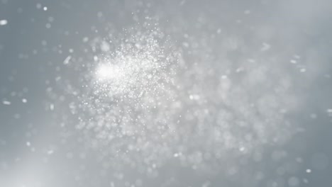 partículas blancas negocio brillante brillo bokeh polvo bucle de fondo abstracto
