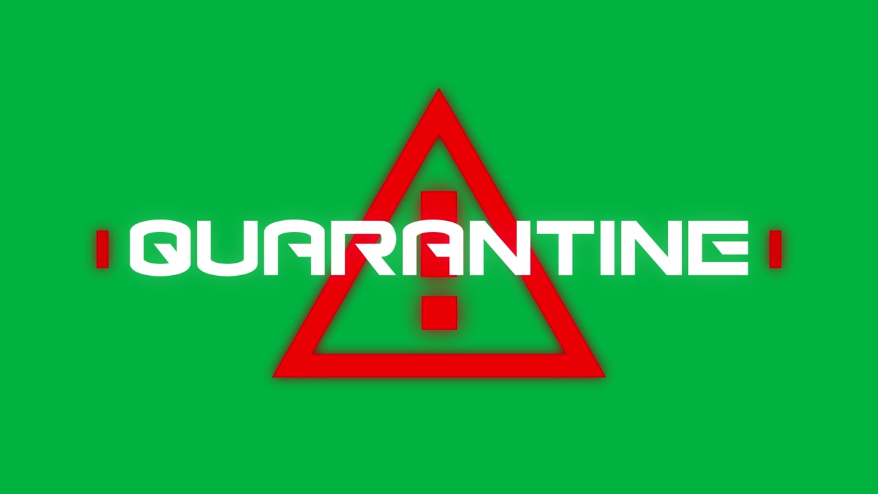 Red square tri pulsing causing white band showing RAN glitching splitting as warning on transparent