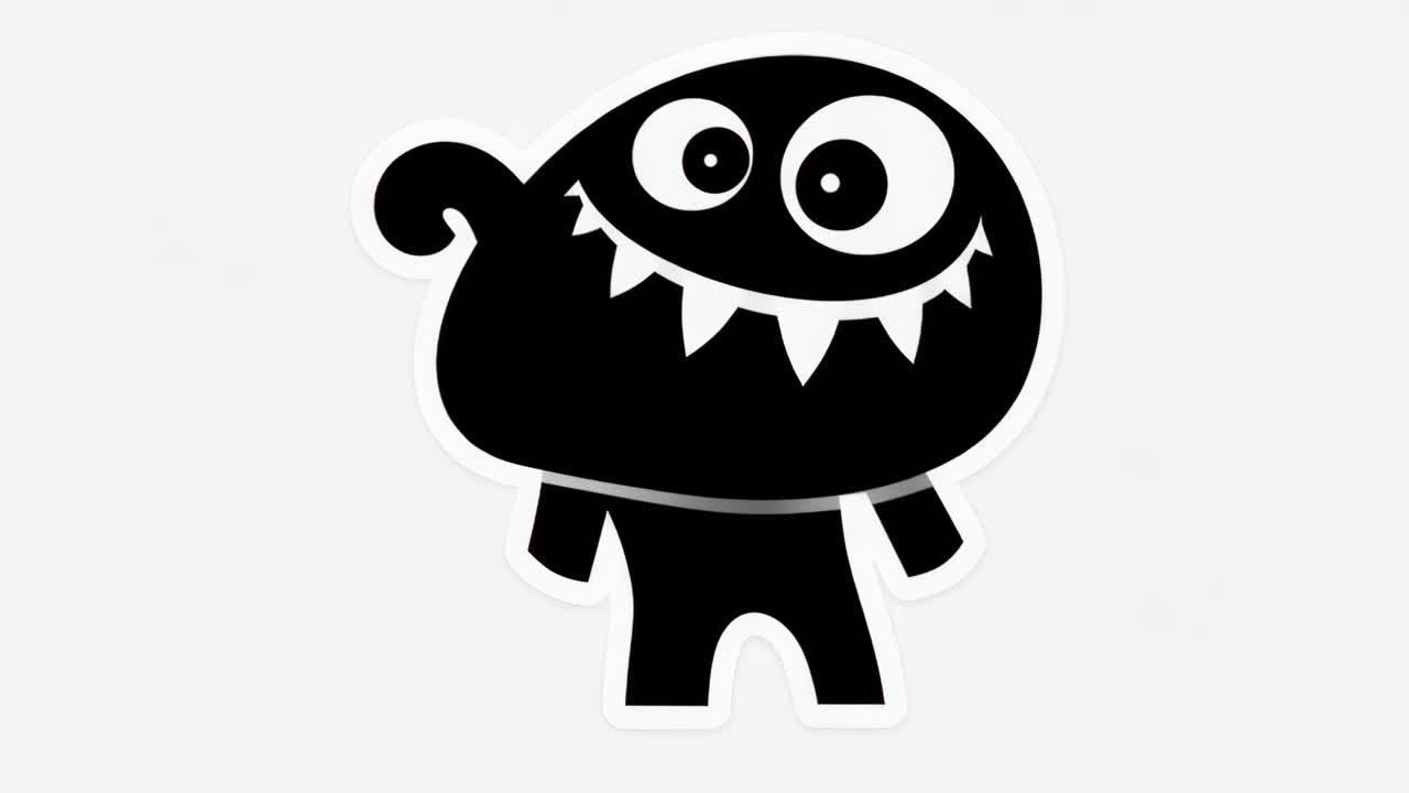 귀여운 몬스터 일러스트