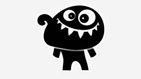 cute monster illustration