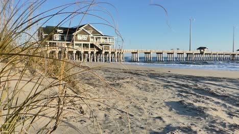 jeanette's pier, morning light just after sunrise