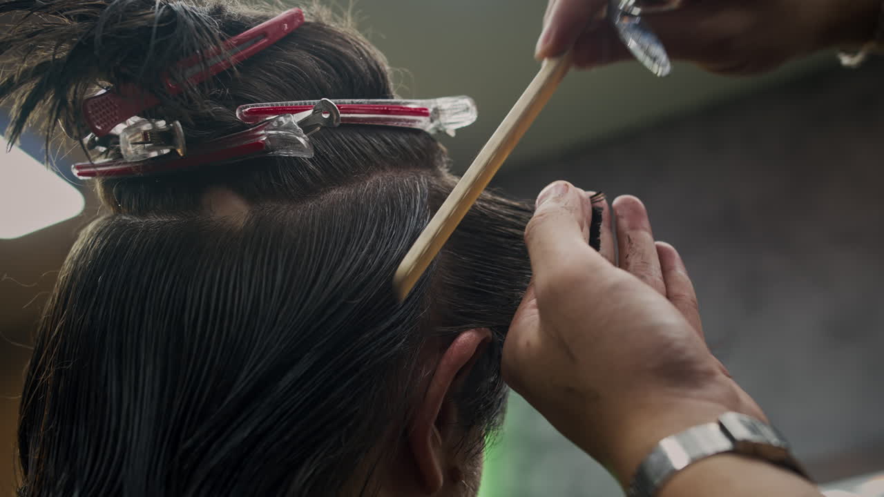 Haircut and Styling at the Barber Shop