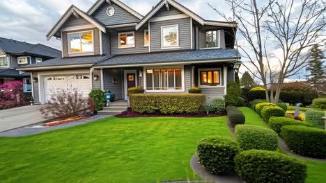 exterior view of a house and yard