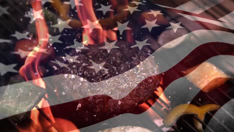 hamburguesas americanas a la barbacoa