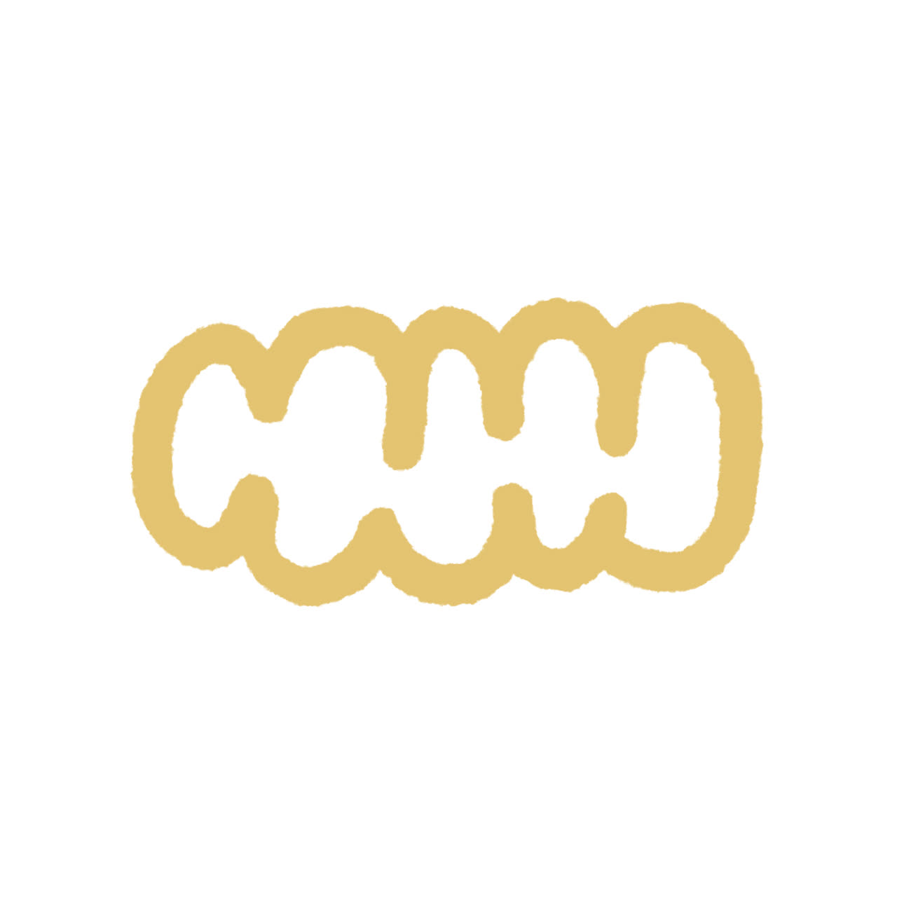 Hand-drawn Illustration of a Piece of Baked Goods