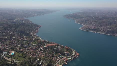 istanbul bosphorus aerial footage