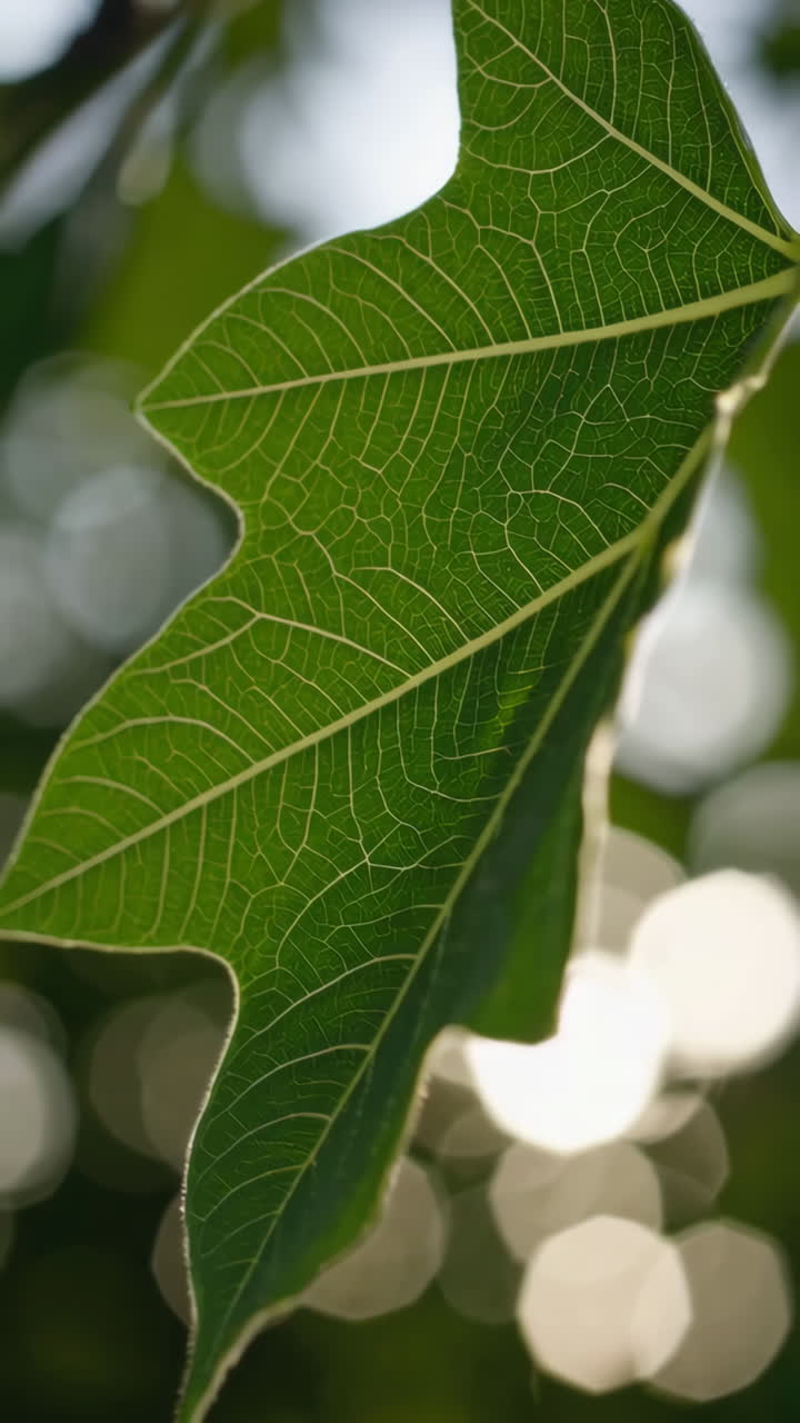 Close-up of a Green Leaf