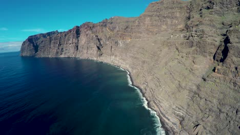 cliffs los gigantes tenerife drone 4k