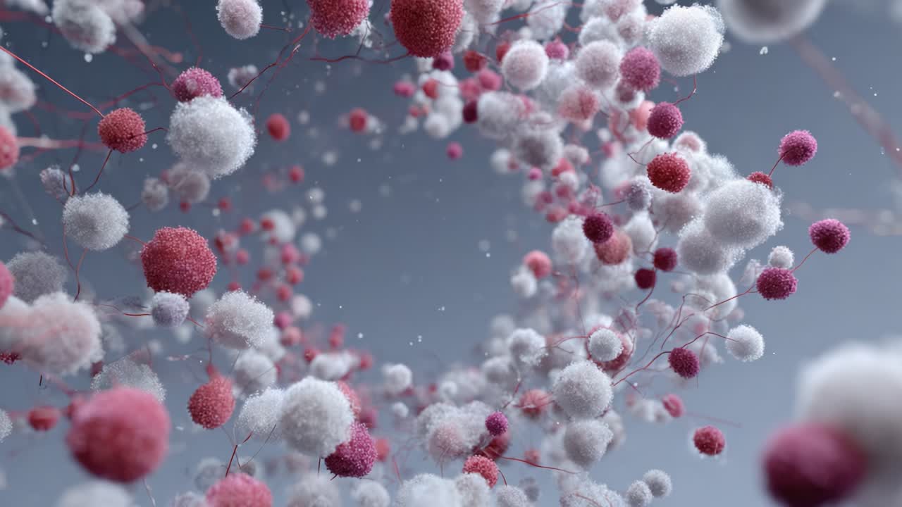 A Stunning Visual Journey Through A Whimsical World of Colorful Spheres and Delicate Threads, Capturing the Ethereal Beauty of Nature's Intricate Patterns