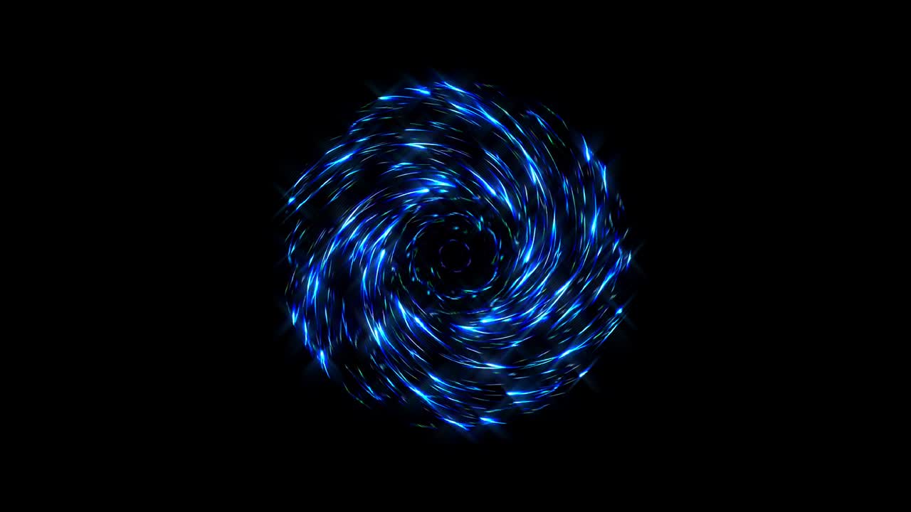 검은색 배경에 있는 다채로운 선의 파동