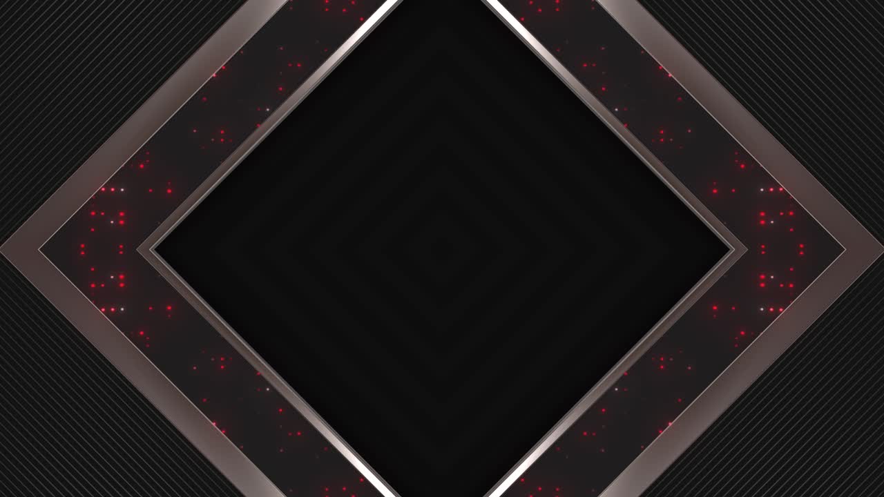 Geometric Black Background with Red Accents