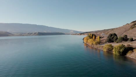 mavic air at lake dunstan, cromwell, new zealand