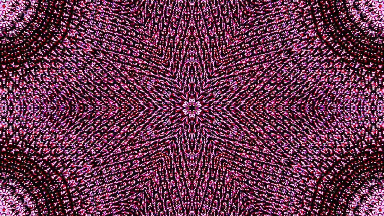 shining bright lines set wave motion, colorful, on black background