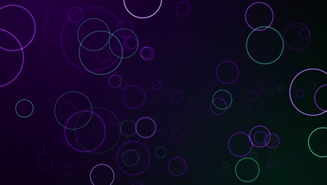 partículas verde violeta evento juego tráiler títulos escenario de concierto cinematográfico bucle de fondo