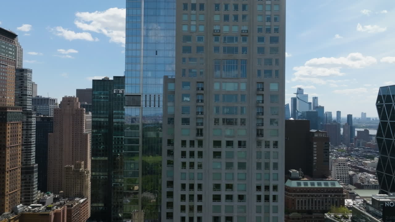 마천루가 있는 도시 풍경