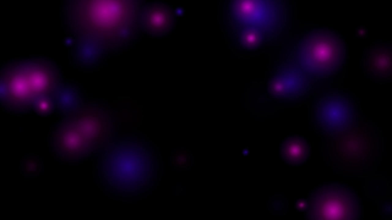 Abstract Motion Background with Glowing Pink and Blue Particles