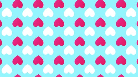 animación de fondo con marca de corazón gráficos de movimiento