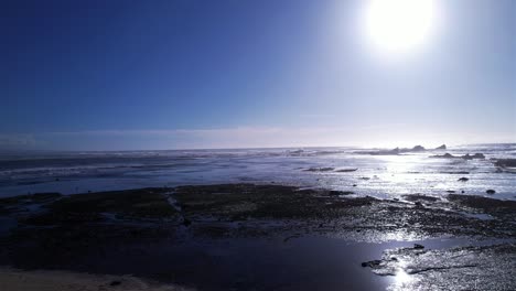 Pan-right-across-Pillar-Point-Mavericks-Beach