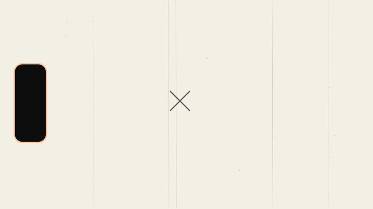 Vintage Film Leader Countdown with Abstract Geometric Shapes
