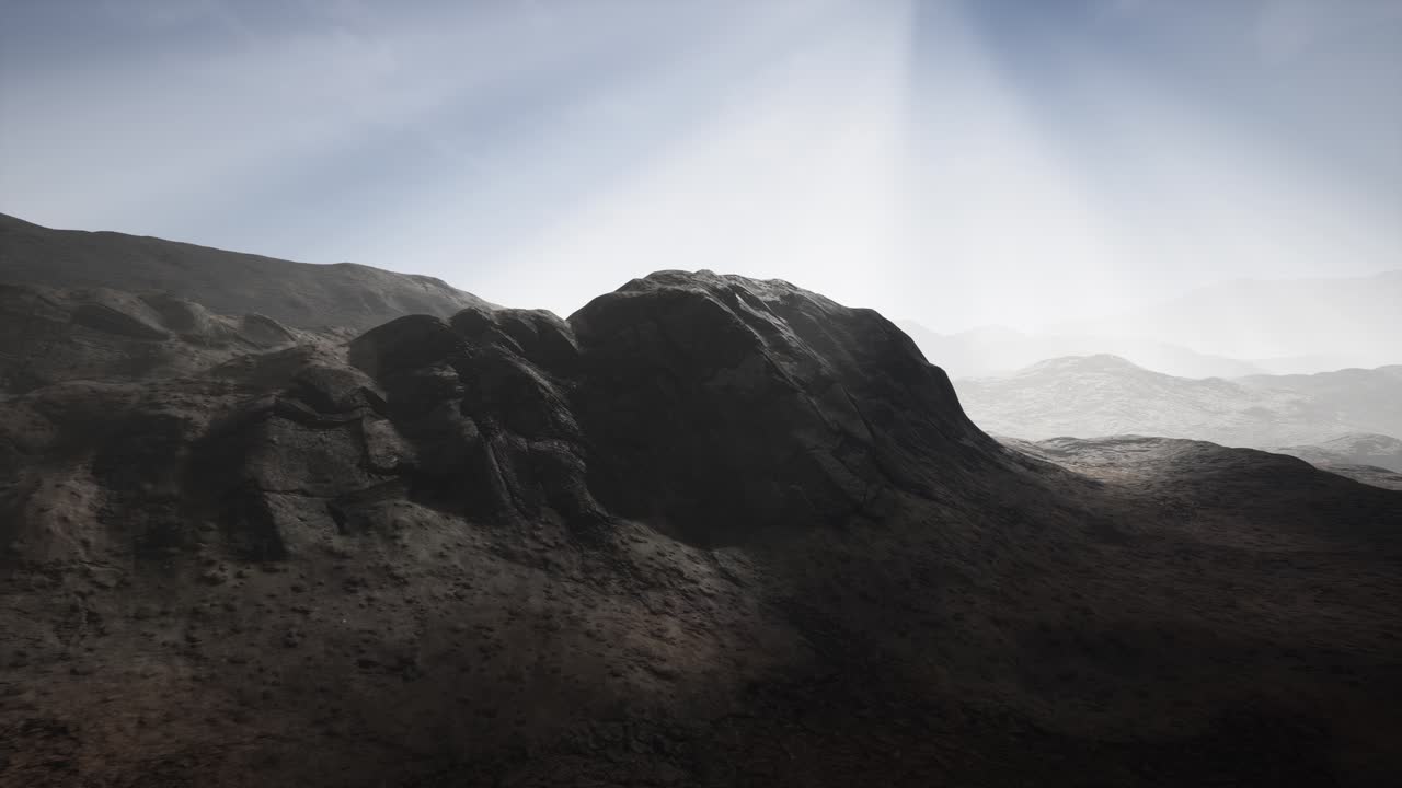 높은 고도 의 산악 풍경