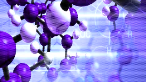 Computer-generated-animated-moving-motion-background-showing-scientific-biology-atoms-molecules-particles-genes-DNA