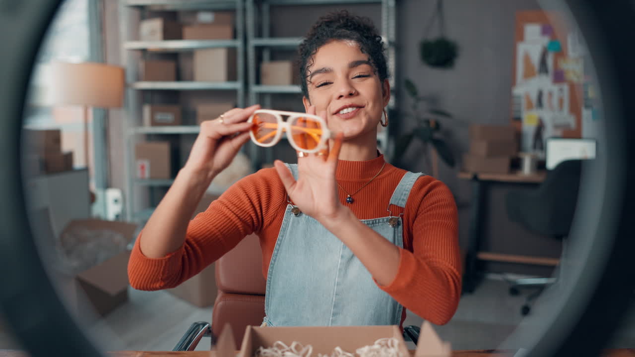 Woman Packaging Items for Small Business