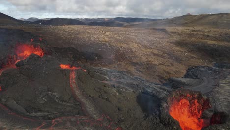lava eruption in iceland