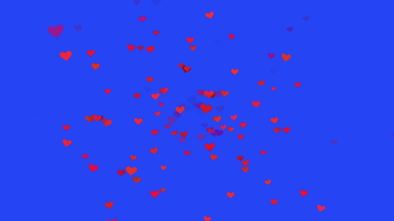 파란 바탕에 은 심장