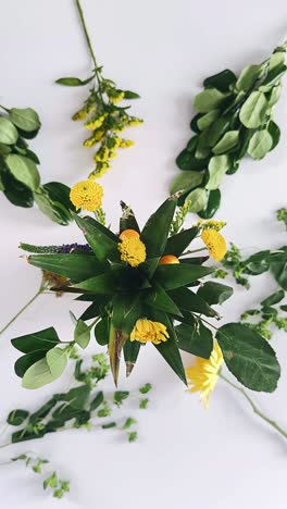 Colorful Pineapple Flower Arrangement