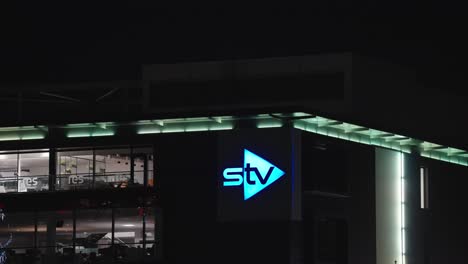 stv building at night