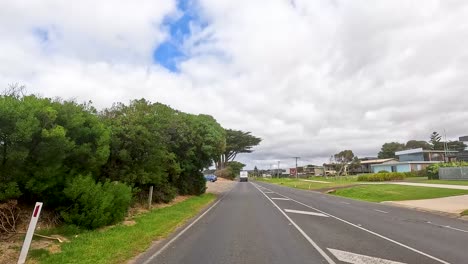 a 25-second drive showcasing lush greenery, coastal views, and iconic trees under a bright sky