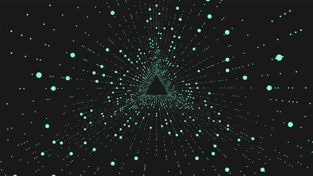 red dinámica visualizada círculos intrincados en 3d interconectados en un patrón de ramificación
