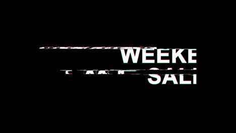 weekend sale