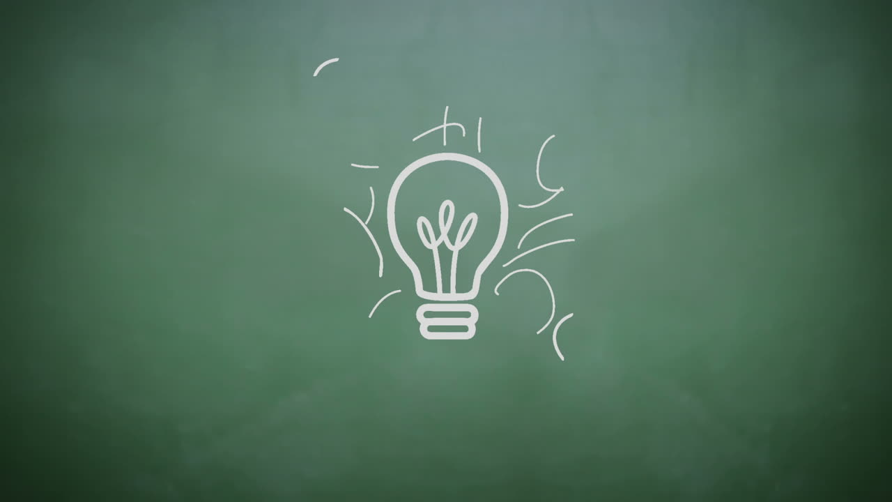 bombilla que aparece en la pizarra