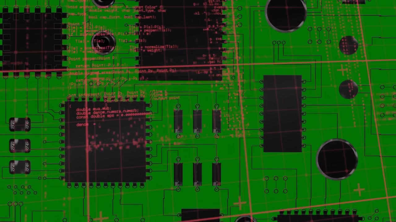 Animazione dell'elaborazione dati su server di computer