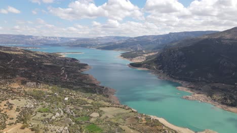 Large Dam Aerial View