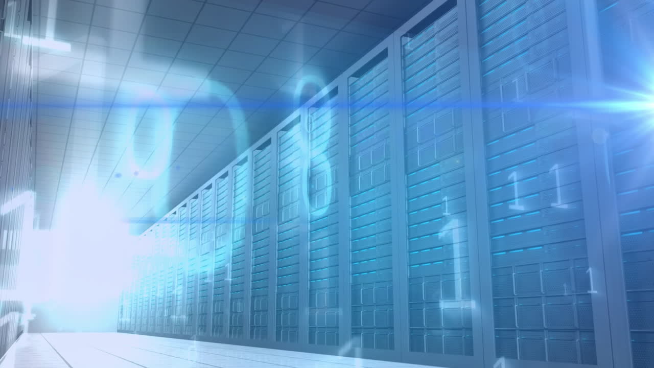 서버  ⁇ 에서 바이너리 코딩의 애니메이션