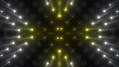 abstract symmetrical stage lighting pattern