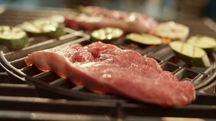 Steak dan Zucchini Panggang