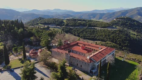 Griechisch-orthodoxes-Kloster-Ag,-Lavra-In-Kalavryta,-Griechenland