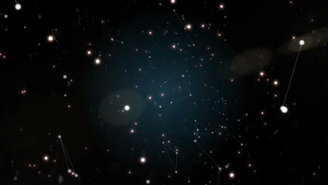 video generado digitalmente de la galaxia
