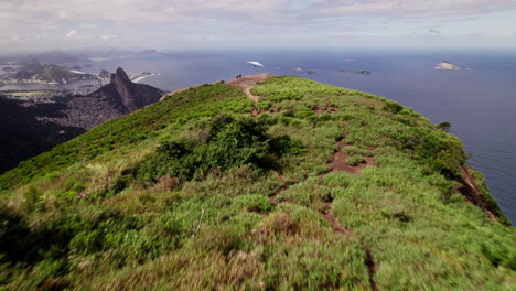 aerial view of rio de janeiro city in brazil