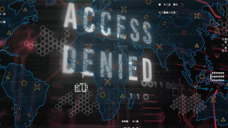 Access-Denied-text-animation-over-digital-world-map-with-data-and-security-icons