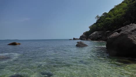 serene koh samui shoreline clarity, thailand