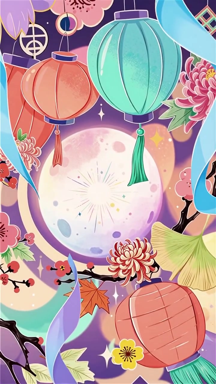 Festa di Metà Autunno: Lanterne della Luna Piena e Mooncake Tradizionali