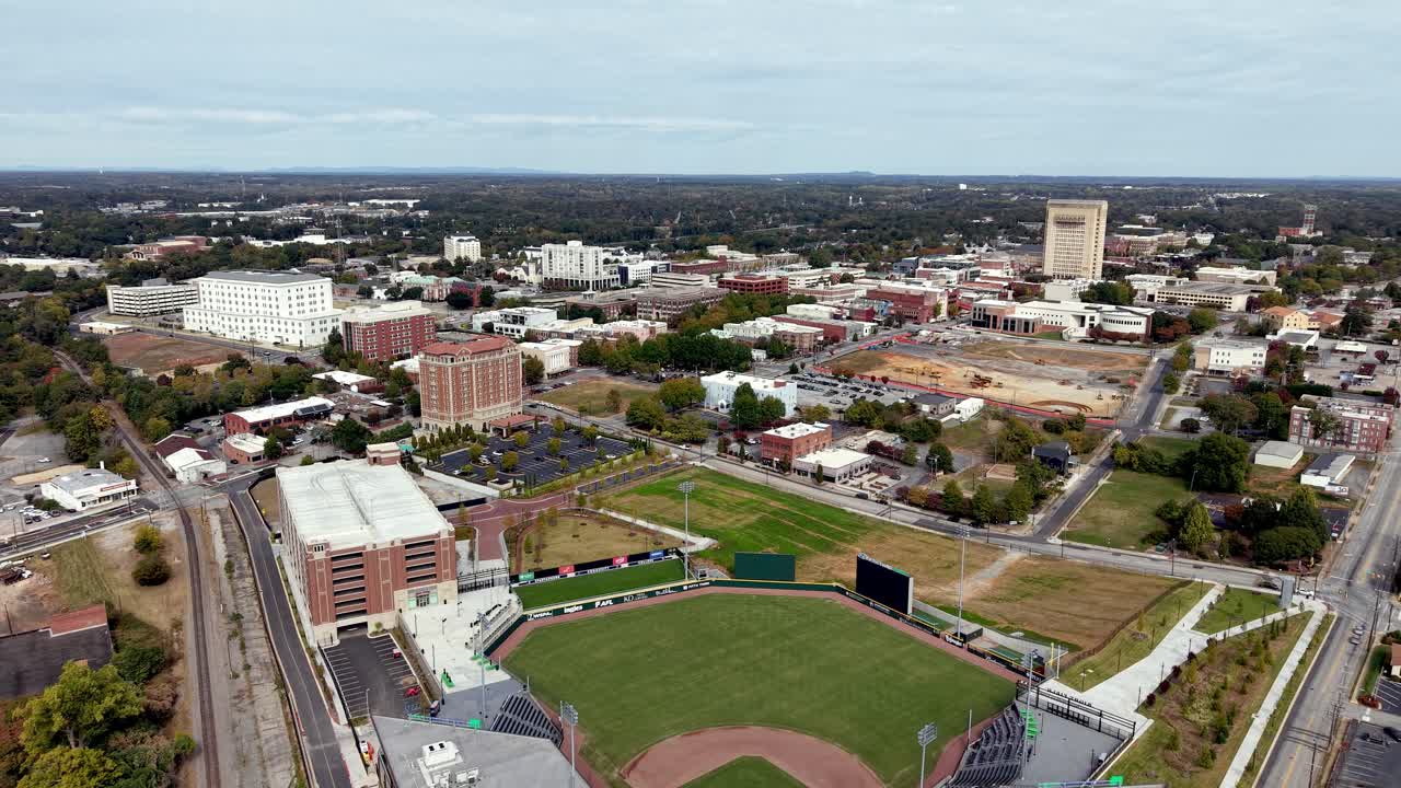 사우스캐롤라이나주 스파턴버그 SC의 항공 푸싱