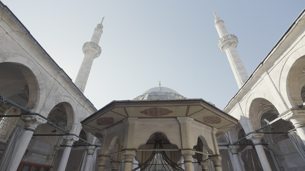 Ottoman Mosque Courtyard