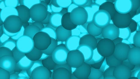 animación de bola de punto de gran tamaño en movimiento gráficos de movimiento