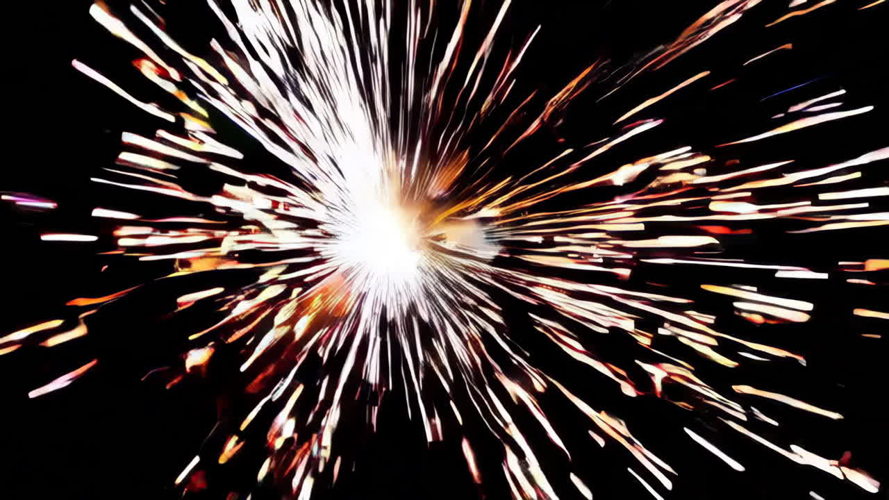 Bright Sparks Flying in the Dark