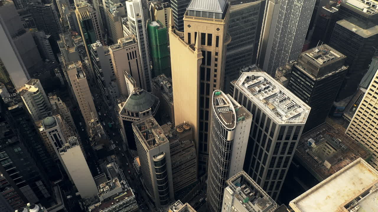 Veduta aerea dello skyline di Hong Kong